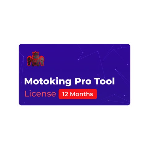Motoking Pro Tool 12 Month License