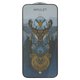 Tempered Glass Screen Protector iNobi Amulet compatible with Apple iPhone 16 Pro Max, (Full Glue, Anti-Static, black)