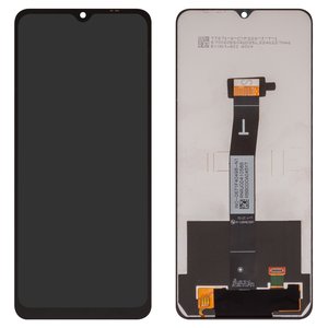 LCD compatible with Xiaomi Poco C55, Redmi 11A, Redmi 12C, black, without frame, Copy 