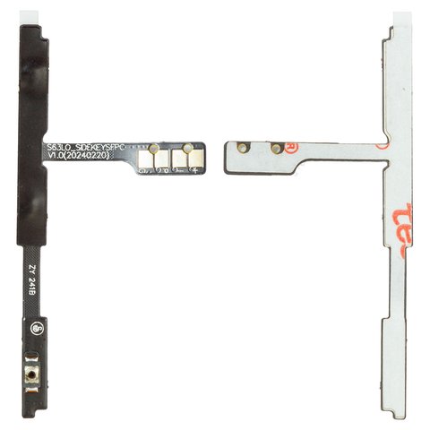 Flat Cable compatible with ZTE Blade A35, Blade A55, start button, sound button 