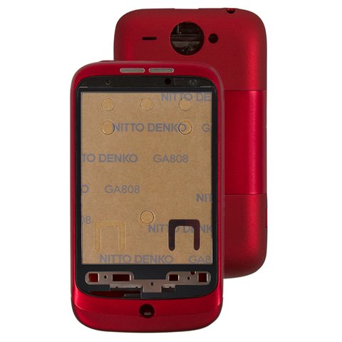Carcasa puede usarse con HTC A3333 Wildfire, rojo