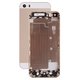 Carcasa puede usarse con Apple iPhone 5S, dorado, HC