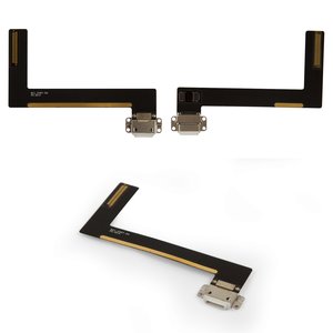 Cable flex puede usarse con iPad Air 2, del conector de carga, blanco, con componentes
