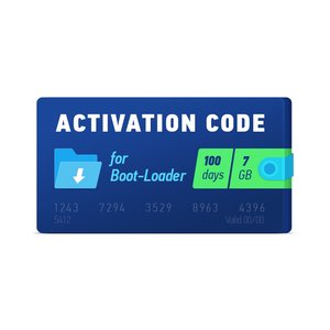 Boot Loader 2.0 Código de activación 100 días, 7 GB 