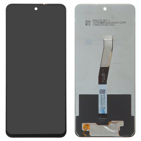 Pantalla LCD puede usarse con Xiaomi Redmi Note 9 Pro, Redmi Note 9S, negro, sin marco, Original PRC , M2003J6B2G, M2003J6A1G