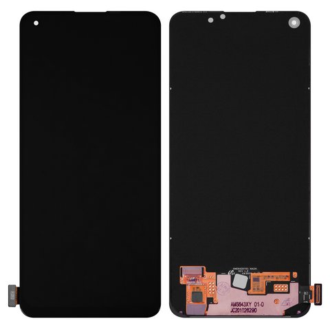 Pantalla LCD puede usarse con Realme 7 Pro, negro, sin marco, Original PRC 