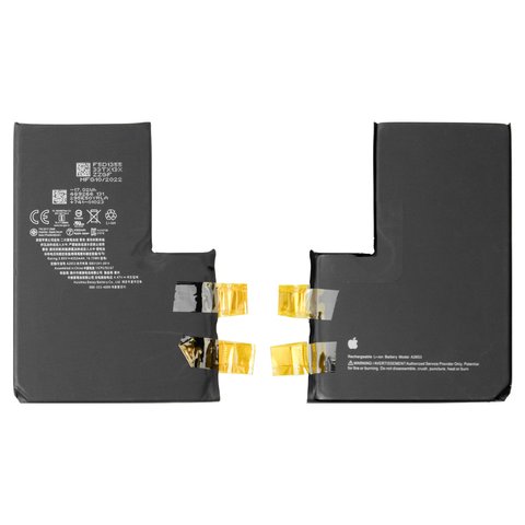 Batería puede usarse con iPhone 13 Pro Max, Li ion, 3.85 V, 4352 mAh, sin controlador, PRC, A2653