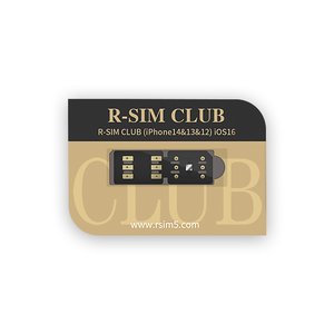 Tarjeta inteligente R Sim Club Card para iPhone 14 13 12 eSIM QPE 5G iOS 16.x 