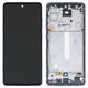 Pantalla LCD puede usarse con Samsung A525 Galaxy A52, A526 Galaxy A52 5G, morado, con marco, original (vidrio reemplazado)