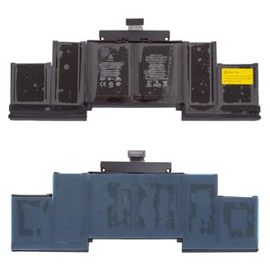 Batería A1618 puede usarse con Apple MacBook Pro 15.4'', Li Polymer, 11.36 V, 8755 mAh, Original PRC , A1398 