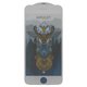 Vidrio de protección templado iNobi Amulet puede usarse con Apple iPhone 7, iPhone 8, iPhone SE 2020, Full Glue, Anti-Static, blanco, capa de adhesivo se extiende sobre toda la superficie del vidrio