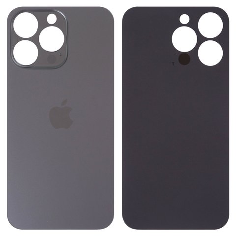 Panel trasero de carcasa puede usarse con iPhone 13 Pro, gris, no es necesario desmontar la cámara, Original PRC , Graphite, big hole