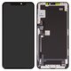 Pantalla LCD puede usarse con iPhone 11 Pro Max, negro, con marco, HC, (AMOLED), GX OEM soft