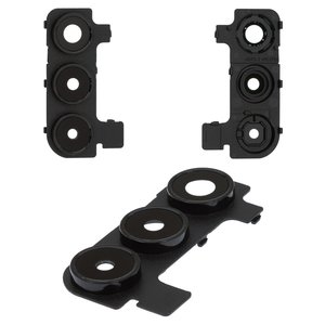 Vidrio de cámara puede usarse con Samsung A155 Galaxy A15, A156 Galaxy A15 5G, negro, con marcos