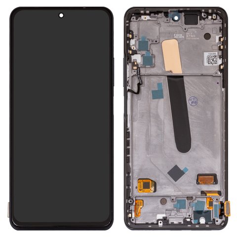 Pantalla LCD puede usarse con Xiaomi Mi 11i, Poco F3, Redmi K40, negro, con marco, High Copy, OLED 