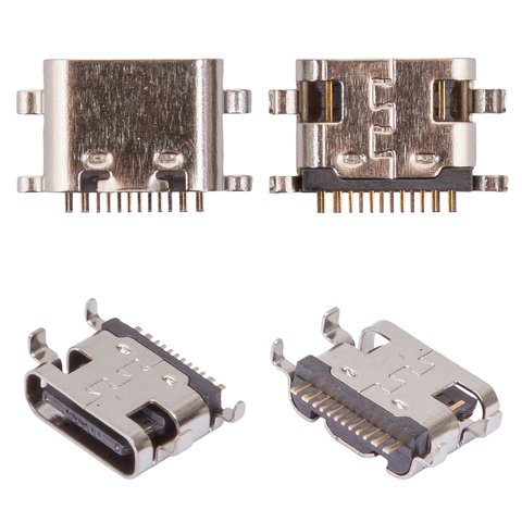 Conector de carga puede usarse con Blackview BV5900, BV6600, BV6600 Pro, BV6600E, BV6900, BV9100; Oukitel K10, K6, WP5000, 12 pin, USB tipo C, down pin
