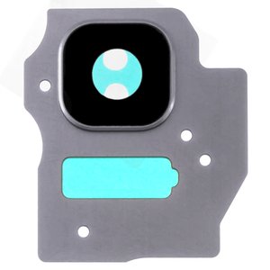 Скло камери для Samsung G955F Galaxy S8 Plus, G955FD Galaxy S8 Plus, сіре, orchid gray