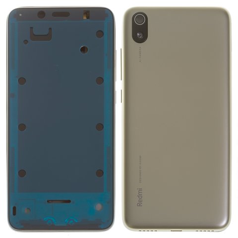 Корпус для Xiaomi Redmi 7A, золотистый, matte Gold, MZB7995IN, M1903C3EG, M1903C3EH, M1903C3EI