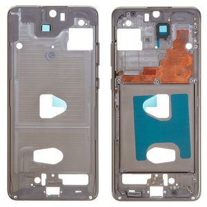 Средняя часть корпуса для Samsung G988 Galaxy S20 Ultra, серая, рамка крепления дисплея, cosmic grey