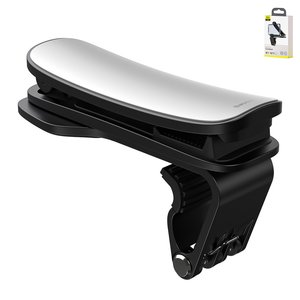 Автомобільний тримач Baseus, чорний, сірий, на панель, #SUDZ A01