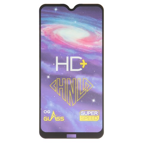 Захисне скло All Spares для Xiaomi Redmi 8, Redmi 8A, 0,33 мм 9H, сумісне з чохлом, Full Glue, чорний, шар клею нанесений по всій поверхні, HD+