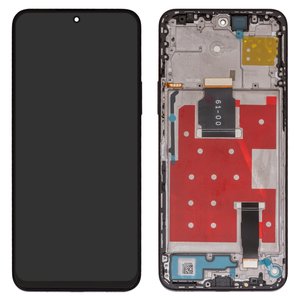 Дисплей для Huawei Honor 90 Lite, Honor X8a, черный, с рамкой, Original PRC , CRT LX1, CRT LX2, CRT LX3, CRT NX1
