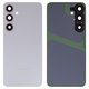 Задня панель корпуса для Samsung S926 Galaxy S24 Plus, сіра, із склом камери, marble grey