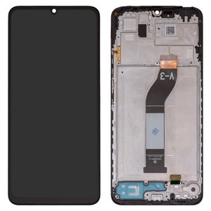 Дисплей для Xiaomi Redmi 13C, чорний, з рамкою, Original PRC , LM5C4090F0 A1 