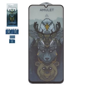 Защитное стекло iNobi Amulet для Samsung A145 Galaxy A14, A146 Galaxy A14 5G, M146B Galaxy M14, Full Glue, Anti Static, черный, cлой клея нанесен по всей поверхности