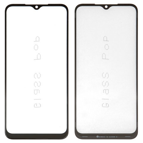 Скло корпуса G+OCA PRO для Tecno Spark 7 KF6n , Spark 7 Go KF6m , з ОСА плівкою, чорне