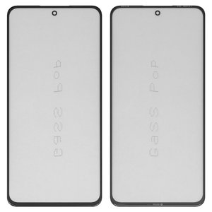 Скло корпуса G+OCA PRO для Realme 13 Plus, з ОСА плівкою, чорне