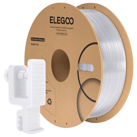 Филамент для 3D принтера ELEGOO PC Transparent, 1 кг