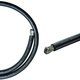 Провід в силіконовій ізоляції 0/1AWG, 50 мм², 1 м, чорний