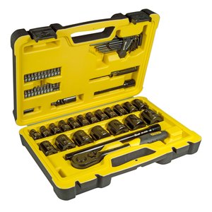 Набір торцевих головок, біт і шестигранників Stanley Tech 3 STHT0-72654 Набір торцевих головок, біт і шестигранників Stanley Tech 3 STHT0-72654