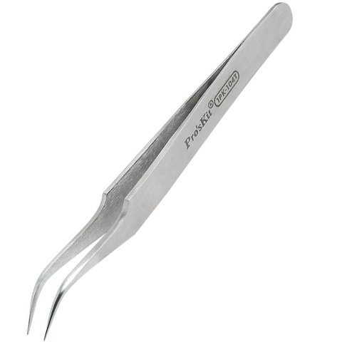 Fine Tip Curved Tweezers Pro'sKit 1PK 104T