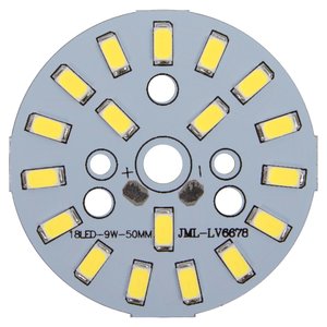 PCB with LEDs 9 W (cold white, 1080 lm, 50 mm) PCB with LEDs 9 W (cold white, 1080 lm, 50 mm)